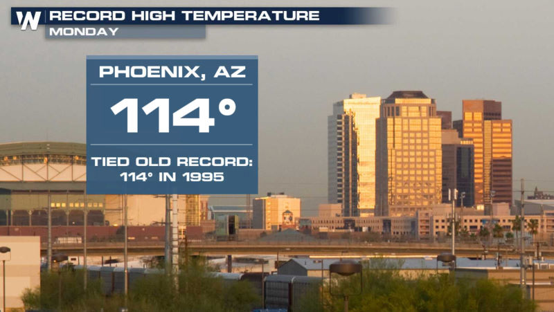 Record-Breaking Temperature In Phoenix Arizona