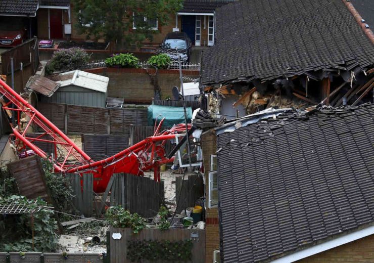 Air Conditioning Crane Falls on Home in Phoenix Arizona