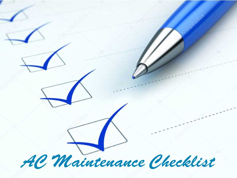 AC Maintenance checklist